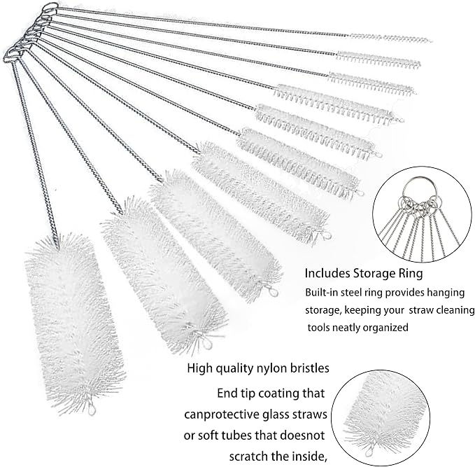Straw Brush Cleaner, Straw Brush Set 10 Pack, Straw Clean Brush - Image 4