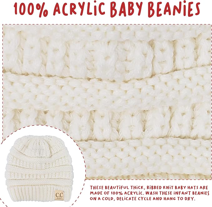 Funky Junque Baby Winter Hat – Cute Newborn Hats, Cozy Warm Infant Beanie - Image 5