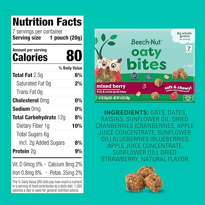 Beech-Nut Toddler Snacks, Oaty Bites - Image 2