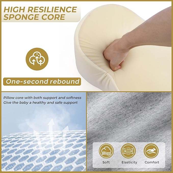 Baby Feeding Pillow, Anti Overflow Feeding Pillow - Image 7