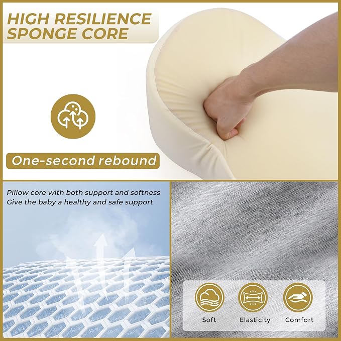 Baby Feeding Pillow, Anti Overflow Feeding Pillow - Image 7