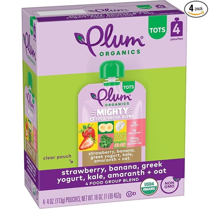 Plum Organics Mighty 4 Organic Toddler Food by PlumOrganics