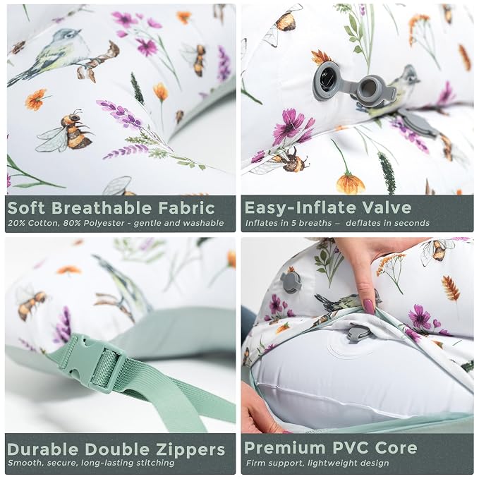 New Inflatable Breastfeeding Pillow & Travel Nursing Pillow - Image 8