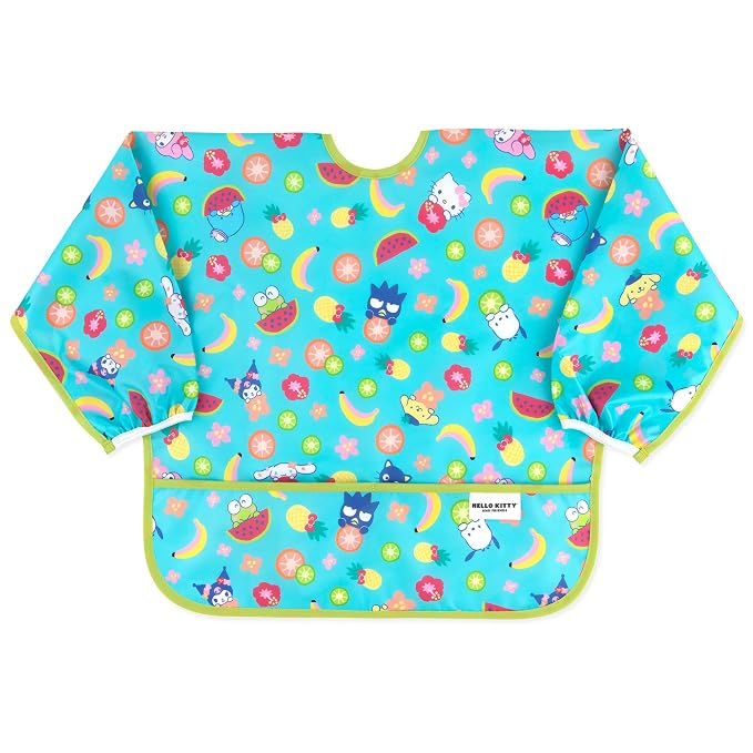 Bumkins Sleeved Bib for Girl or Boy, Baby and Toddler for 6-24 Mos, Essential by Bumkins