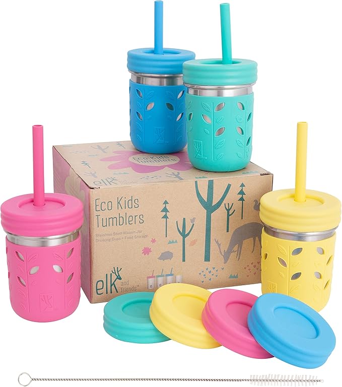 Elk and Friends 10oz Stainless Steel Kids + Toddler Drinking Cups | The by ElkandFriends