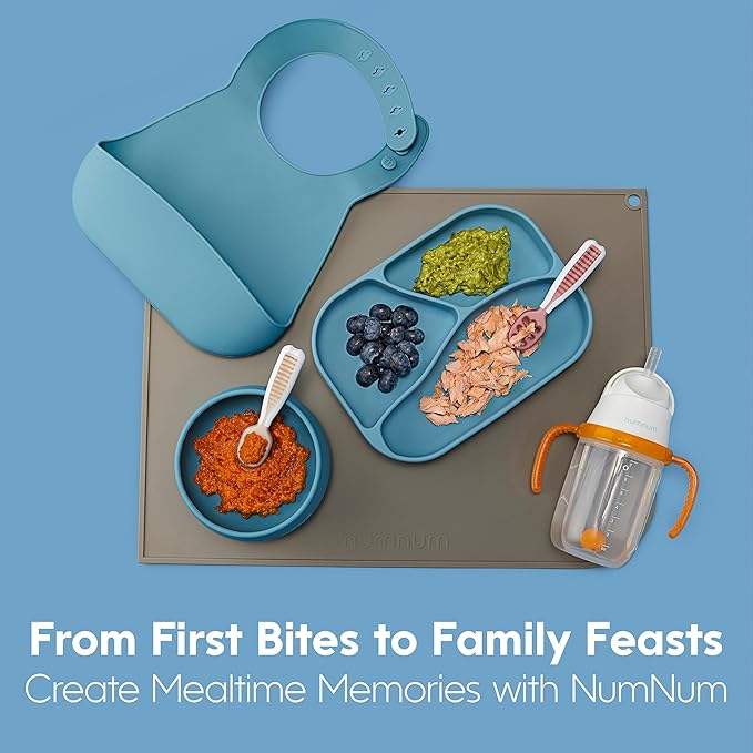 NumNum Baby Bowl & 2 Pack GOOtensils Baby Spoons, Suction Bowls - Image 9