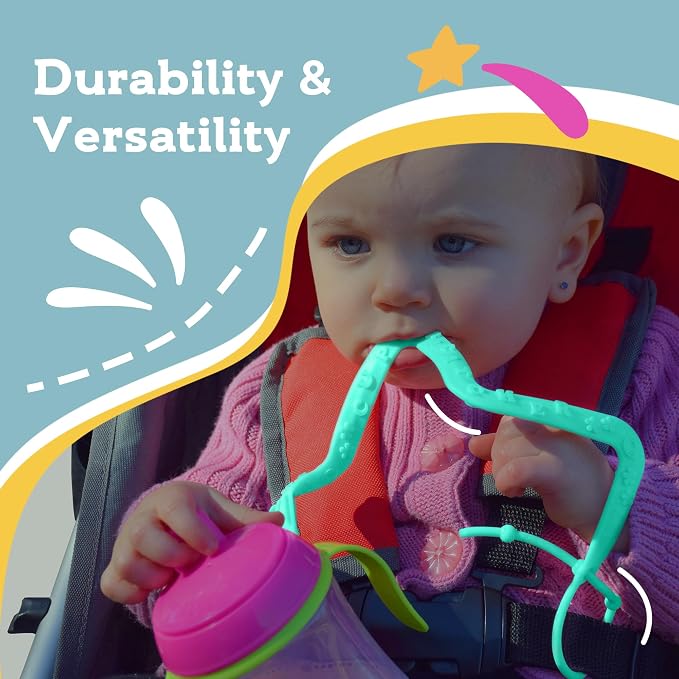 Brilli Baby Cup Catcher Patented Safety Tether Strap, Attach Sippy Cups - Image 7
