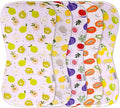 5-Pack Organic Cotton Burp Cloths – Large, Ultra-Soft 3-Layer Towels by KiddyStar%C2%AE