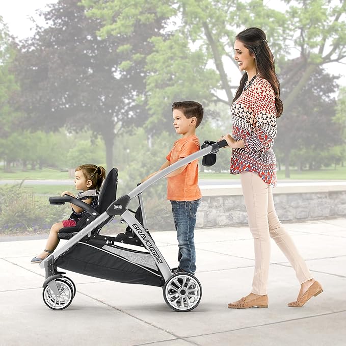 Chicco BravoFor2 Standing/Sitting Double Stroller - Image 3