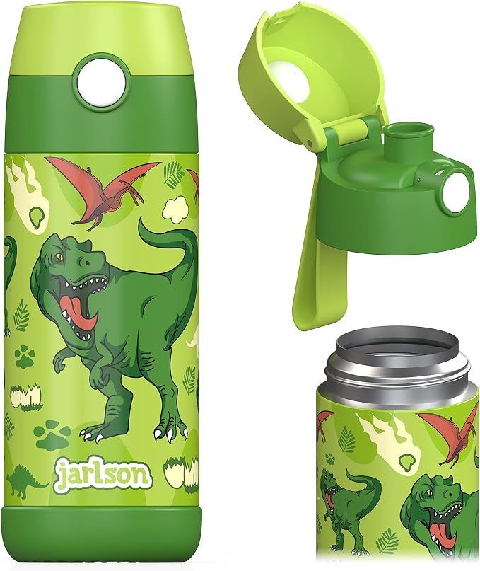 Jarlson® Mali Children's Water Bottle, Thermal Stainless Steel Water Bottle by JARLSON