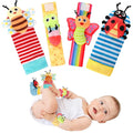 Baby Toys for 0-12 Months Newborn Boys and Girls Gifts Wrist Rattle Socks for by XGUNION