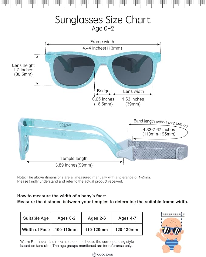 COCOSAND Flexible Baby Sunglasses - Image 5