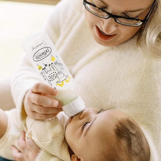 Dr. Brown's Natural Flow Anti-Colic Options+ Narrow Baby Bottle, Squirrel & Goat - Image 8