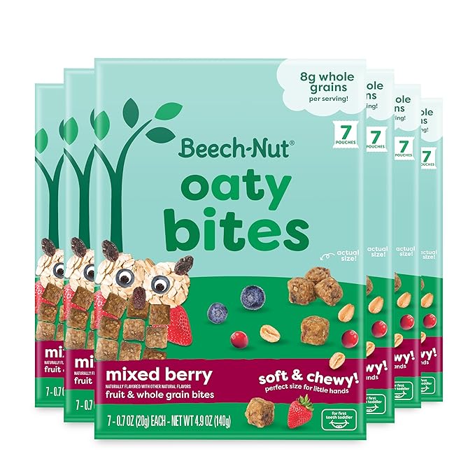 Beech-Nut Toddler Snacks, Oaty Bites by Beech-Nut