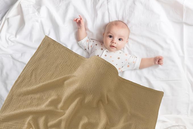 2-Pack Nursing Covers for Breastfeeding, 100% Organic Cotton Muslin - Image 8