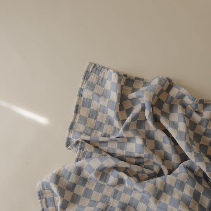 mushie Muslin Baby Swaddle Blanket | 100% Organic Cotton - Image 2