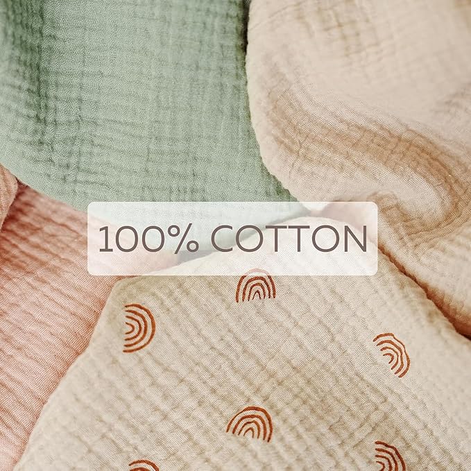 Muslin Nursing Covers for Breastfeeding, Privacy Breast Feeding Cover - Image 2