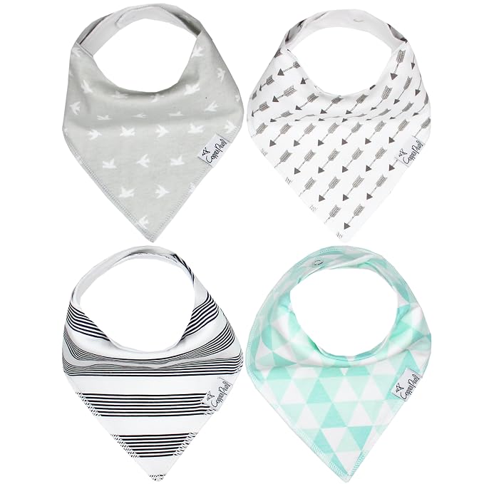 Copper Pearl Baby Bandana Drool Bibs by CopperPearl
