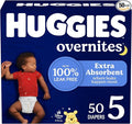 Huggies Overnites Size 5 Overnight Diapers, 50 Ct, Packaging May Vary by Huggies%C2%AE