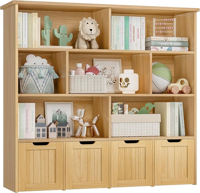 FINETONES Toy Storage Organizer, Kids Bookshelf - Image 7