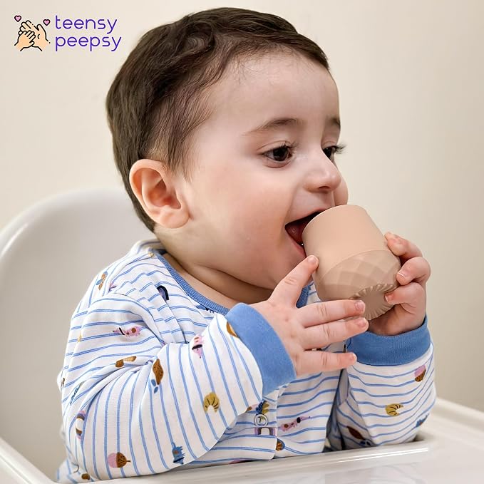 2 Pack Tiny Cup for 4+ Months | Silicone Baby Cups 6-12 Months, Infant Training - Image 4