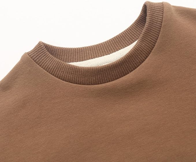 Bafeicao Baby Boy Girl Sweatshirt Romper Organic Cotton Solid Color Long Sleeve - Image 2