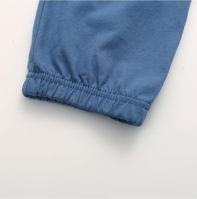 GFQLONG 4 Pack Toddler Boys and Girls Cotton Pants Lightweight Trousers - Image 5