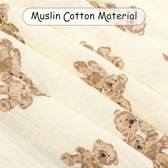 Muslin Nursing Cover for Baby Breastfeeding, Breathable 100% Cotton Privacy - Image 2