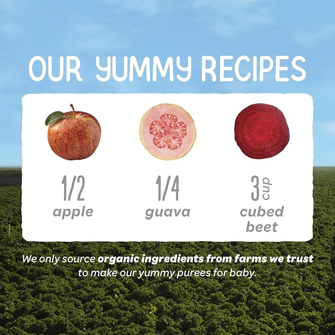 Happy Baby Organics Stage 2 Baby Food Pouches, Gluten Free, Vegan & Healthy - Image 4