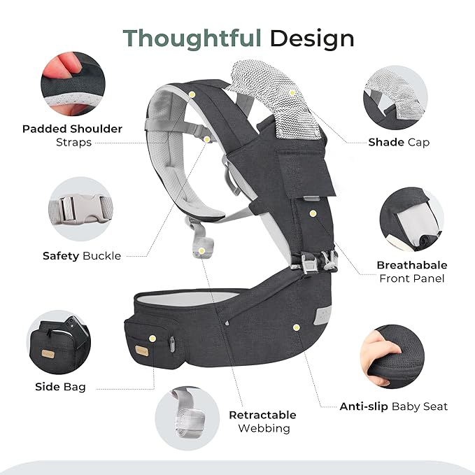 FRUITEAM 6-in-1 Baby Carrier - Image 2