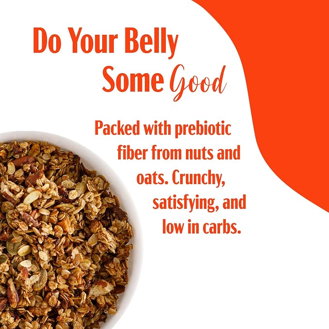 TGB Maple Pecan Granola, Crunchy Almond Butter Clusters, Low Sugar, Gluten Free - Image 5
