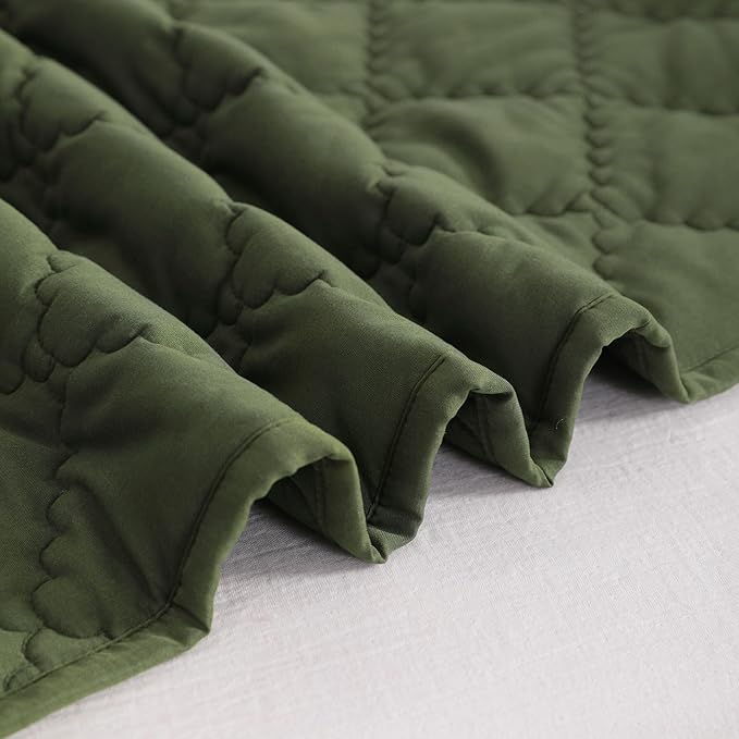 NTBAY Down Alternative Toddler Comforter, Lightweight and Warm Solid Color Baby - Image 5