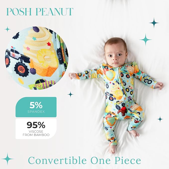 Posh Peanut Convertible Baby Sleepers - Image 2