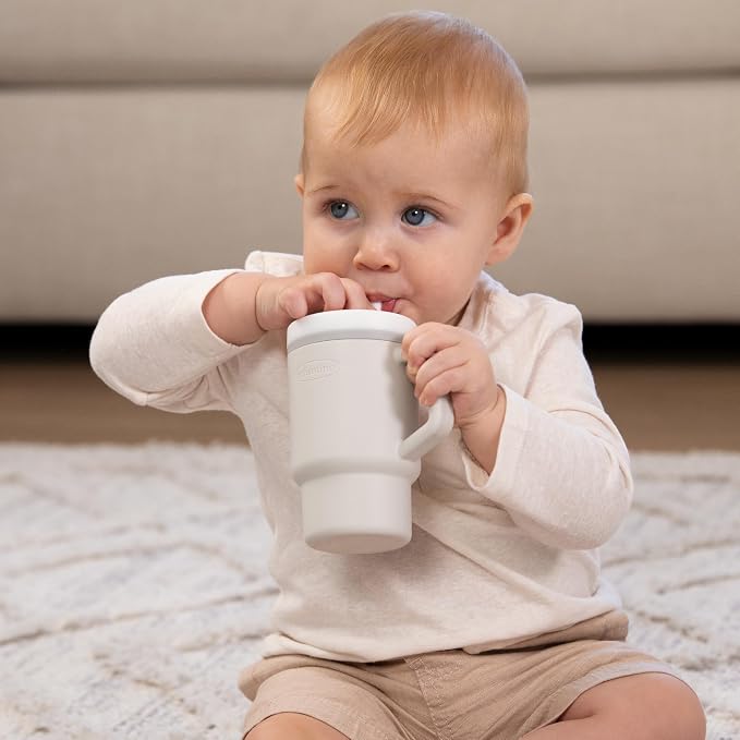 Infantino My 1st Tumbler, Silicone Sippy Cup - Image 8