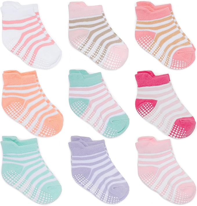 Zaples Baby Non Slip Grip Ankle Socks by ZAPLES