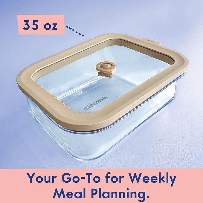 Non-Toxic 35 Oz Glass Storage Containers - Image 6