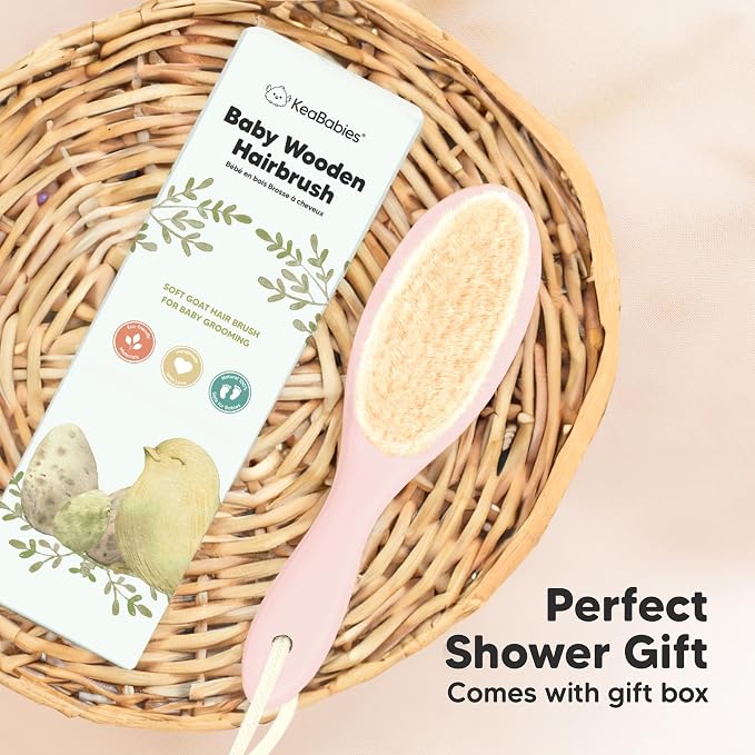 Wooden Baby Hair Brush - Image 9