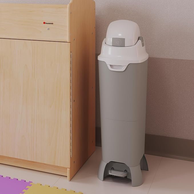 Foundations Hands Free Tall Diaper Pail - Image 3