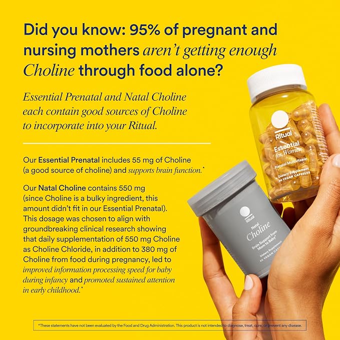 Ritual Essential for Women Prenatal Multivitamin: Folate & Choline for Neural - Image 5