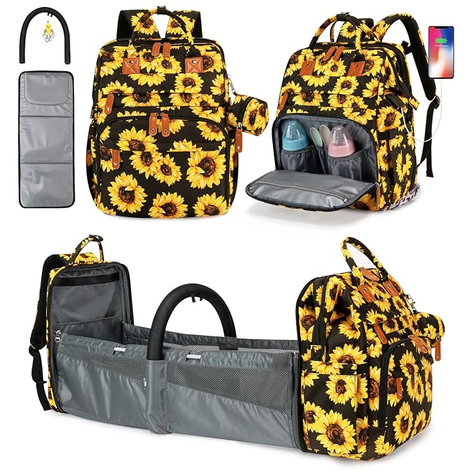 KABAQOO Diaper Bag Backpack by KABAQOO