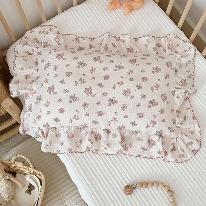 BuLuTu Chic Floral Themed Toddler Pillowcases by BuLuTu