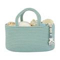 Diaper Caddy Organizer for Baby Cotton Rope Nursery Storage Bin Basket Portable by XUANGUO