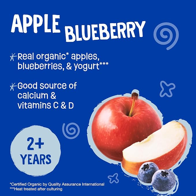 Earth's Best Organic Yogurt Smoothie Pouches, 24+ Months, Fruit Yogurt Smoothie - Image 4