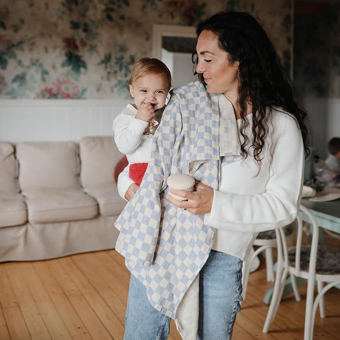 mushie Muslin Baby Swaddle Blanket | 100% Organic Cotton - Image 3