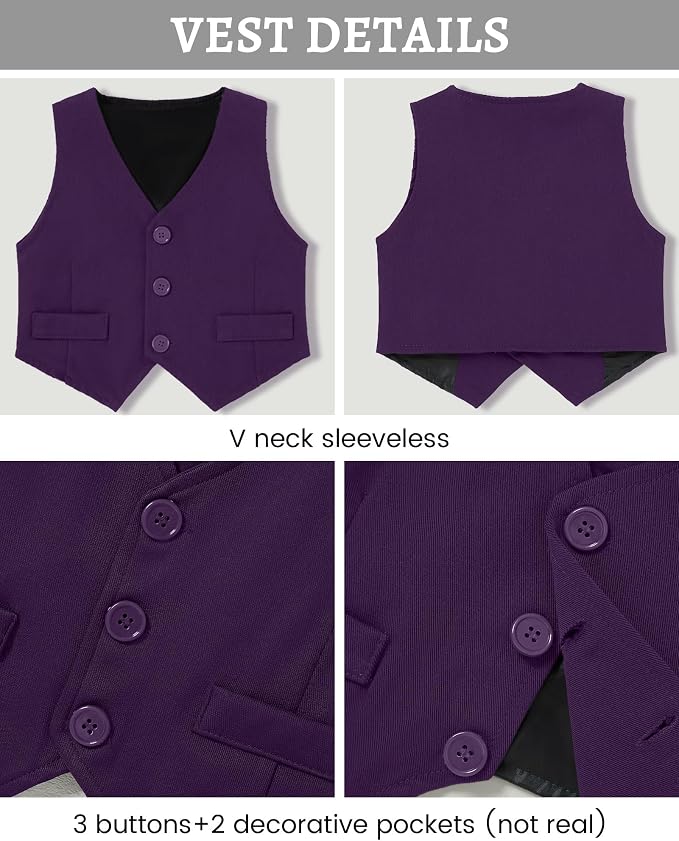 SANMIO Baby Boy Clothes Suits Infant Gentleman Outfit Collared Dress - Image 4