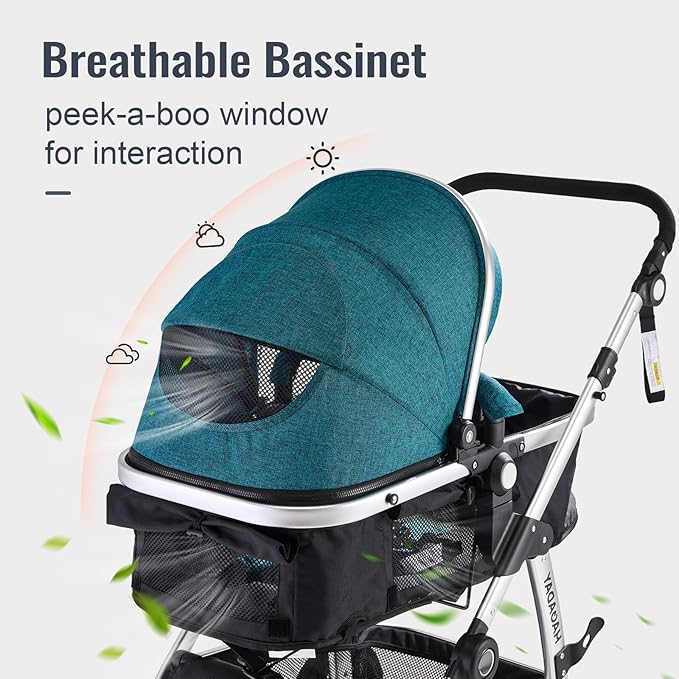 Baby Stroller, 2-in-1 Reversible Toddler Seat - Image 3