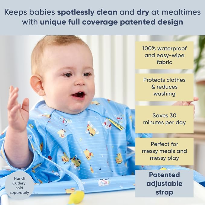 BIBaDO - Long Sleeve Baby Bibs - Babies & Toddlers 6-36 Months - Coverall Baby - Image 2