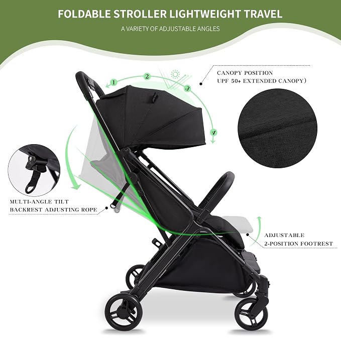 COOL KIDS Baby Stroller， Umbrella Stroller - Image 3