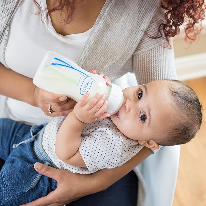 Dr. Brown's Natural Flow Anti-Colic Options+Wide-Neck Baby Bottle, 9 oz/270 mL - Image 9