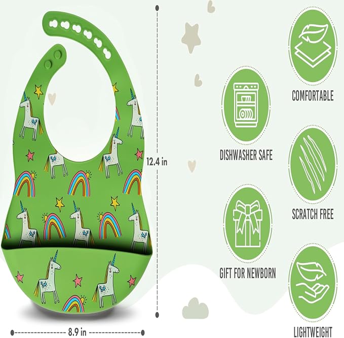 BPA-Free Silicone Baby Bibs - Image 4